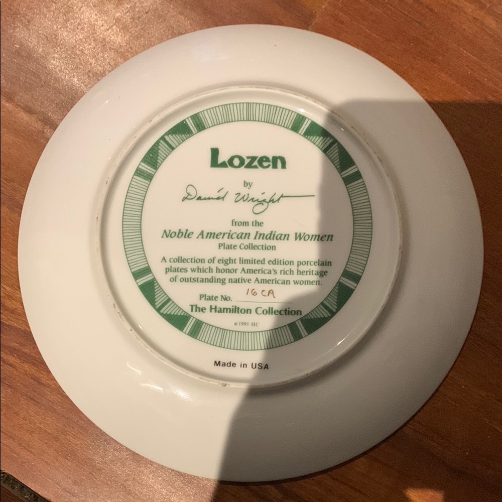 by David Wright Decorative Plate - Green